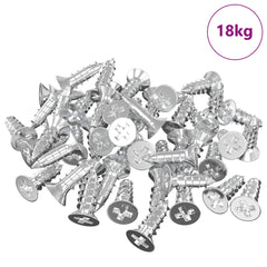 vidaXL Mirror Hold Bracket 340 Nickel 35 x 30 x 8.3 mm Steel 3