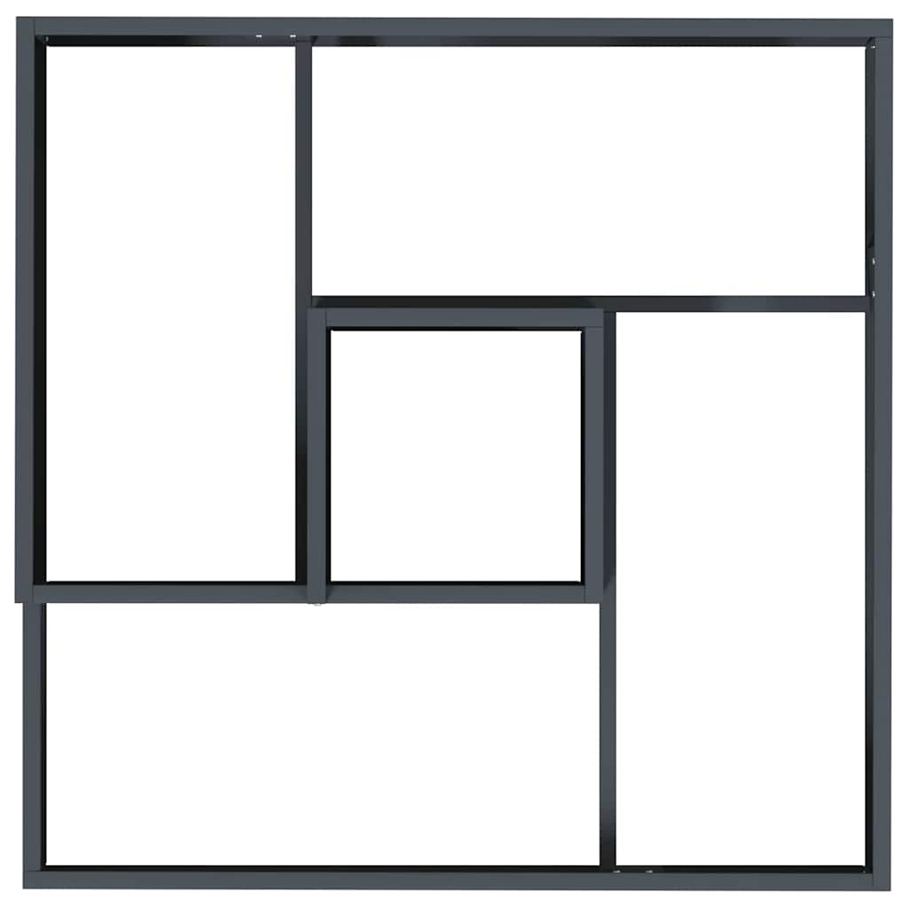 Garden Planter 60 x 60 x 50 cm Cold-rolled Steel Anthracite 60 cm