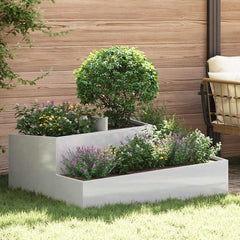 Garden Planter 60 x 60 x 50 cm Cold-rolled Steel Stainless steel 100 cm