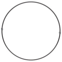 vidaXL Planter Ring Black 30 x 30 x 20 cm Cold-rolled Steel 6