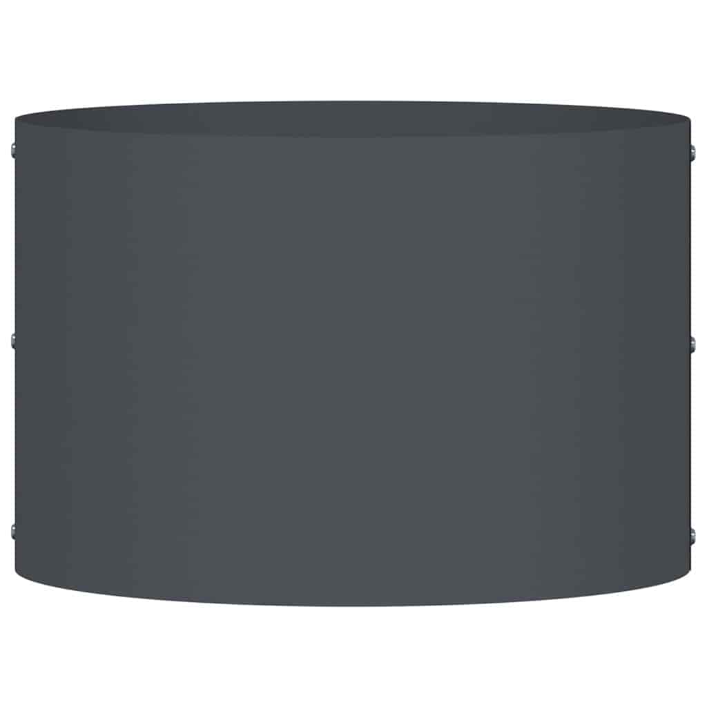 vidaXL Planter Ring Anthracite 30 x 30 x 20 cm Cold-rolled Steel 5