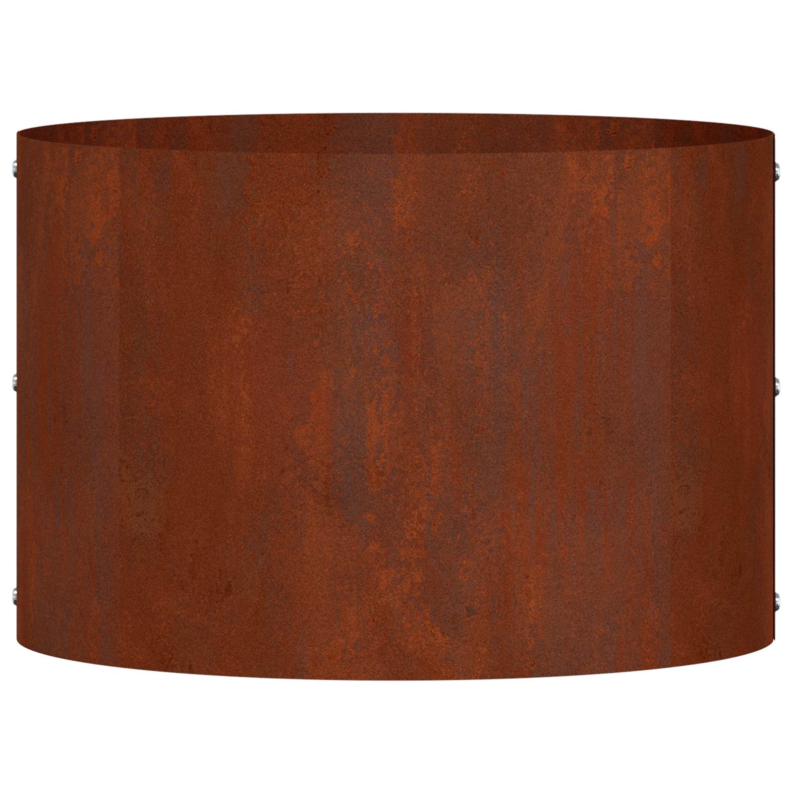 vidaXL Planter Ring Rusty 30 x 30 x 20 cm Weathering Steel 6