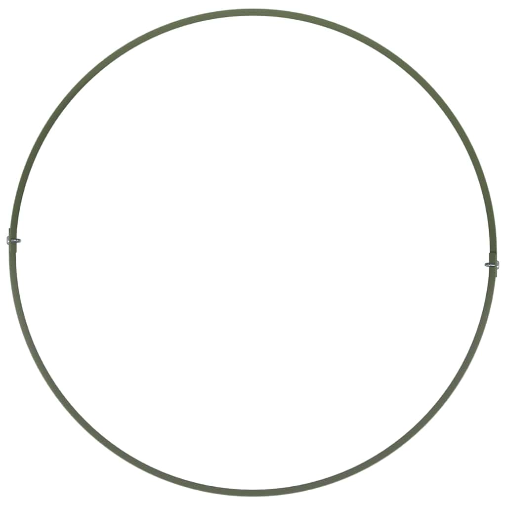 vidaXL Planter Ring Olive Green 40 x 40 x 20 cm Cold-rolled Steel 6