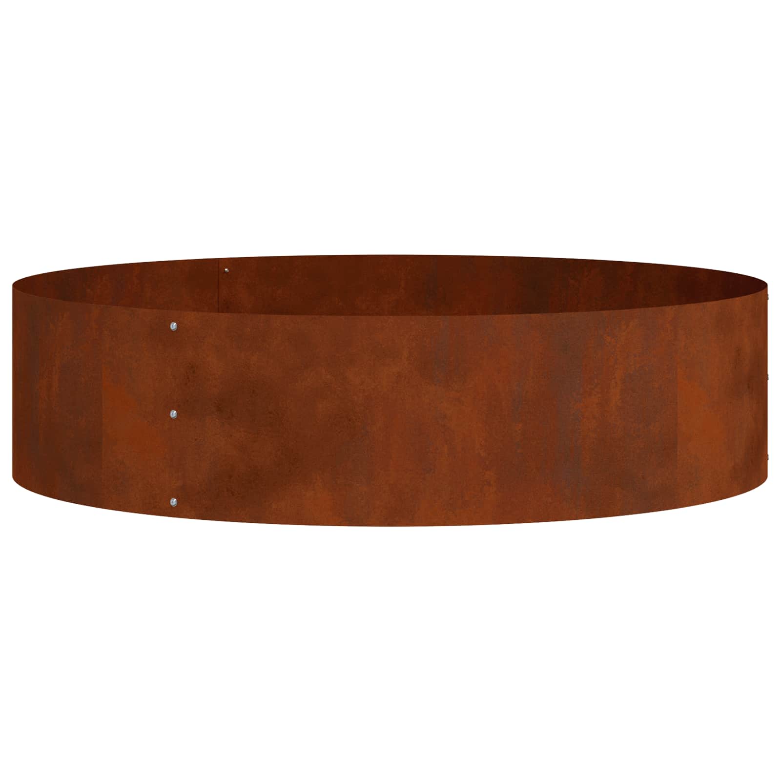 vidaXL Planter Ring Rusty 80 x 80 x 20 cm Weathering Steel 2