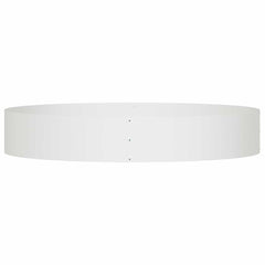 vidaXL Planter Ring White 120 x 120 x 20 cm Cold-rolled Steel 5