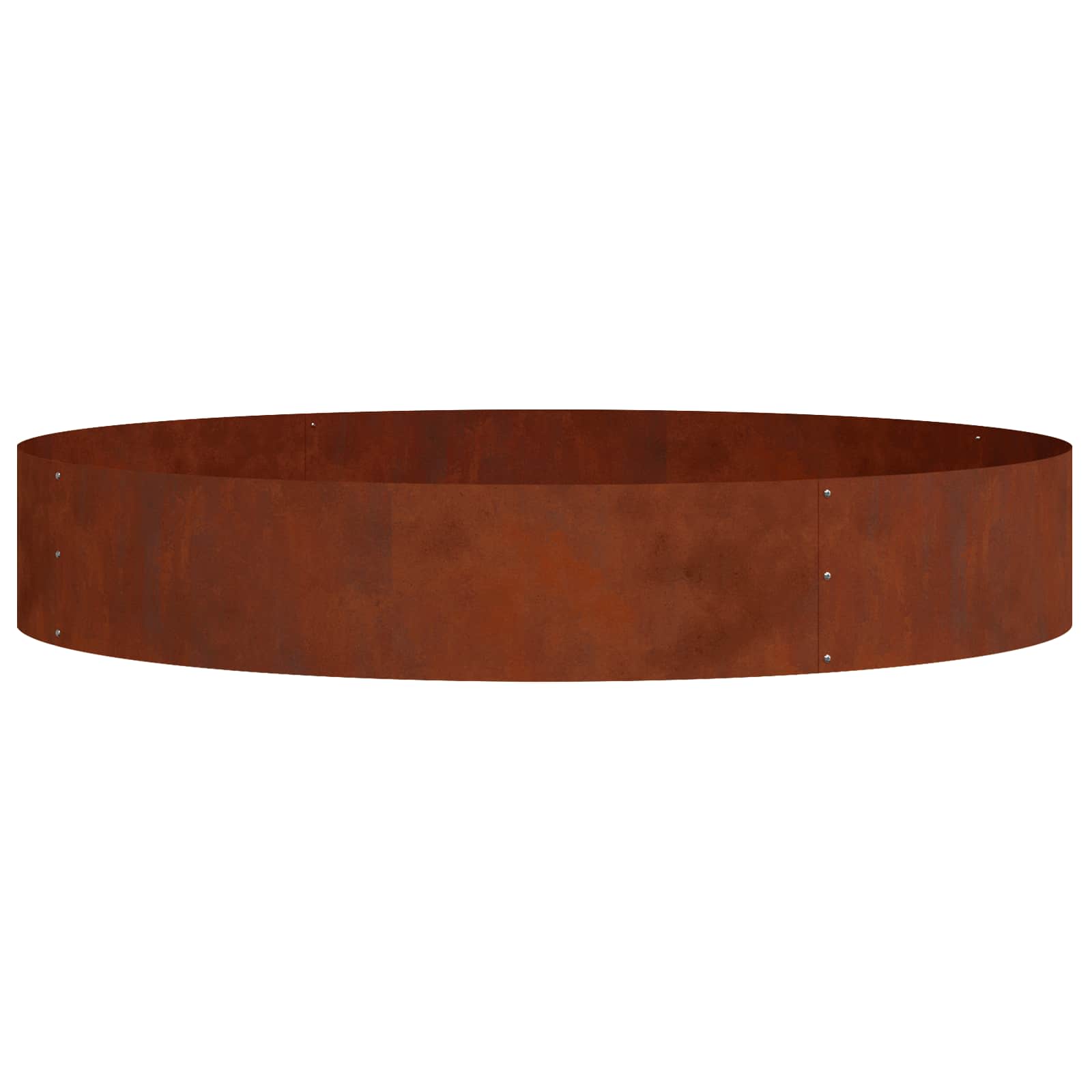vidaXL Planter Ring Rusty 120 x 120 x 20 cm Weathering Steel 2