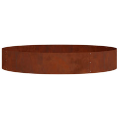 vidaXL Planter Ring Rusty 120 x 120 x 20 cm Weathering Steel 2