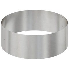 vidaXL Garden Planter Silver 90 x 90 x 20 cm Stainless Steel 6