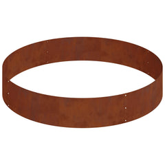 vidaXL Garden Planter Rusty 120 x 120 x 20 cm Weathering Steel 5