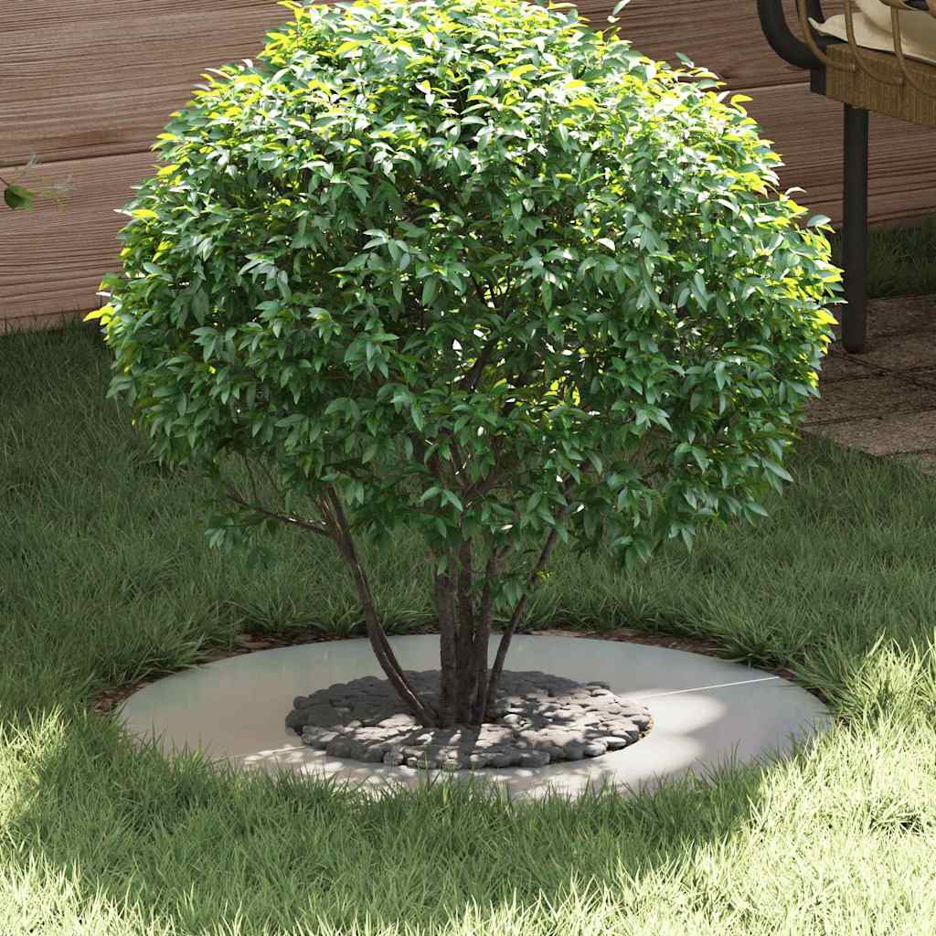 vidaXL suitable for Flat Tree Ring Silver Ø30/60 cm Galvanised steel 1