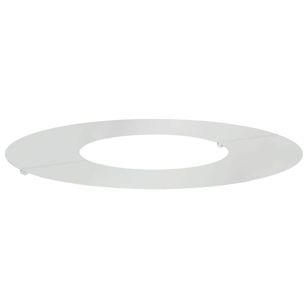 vidaXL suitable for Flat Tree Ring Silver Ø30/60 cm Galvanised steel 2