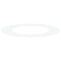 vidaXL suitable for Flat Tree Ring White Ø50/80 cm Steel 2