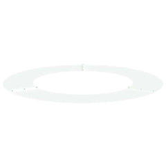vidaXL suitable for Flat Tree Rings 5 pcs White Ø50/80 cm Steel 4