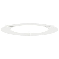 vidaXL suitable for Flat Tree Ring White Ø60/90 cm Steel 4