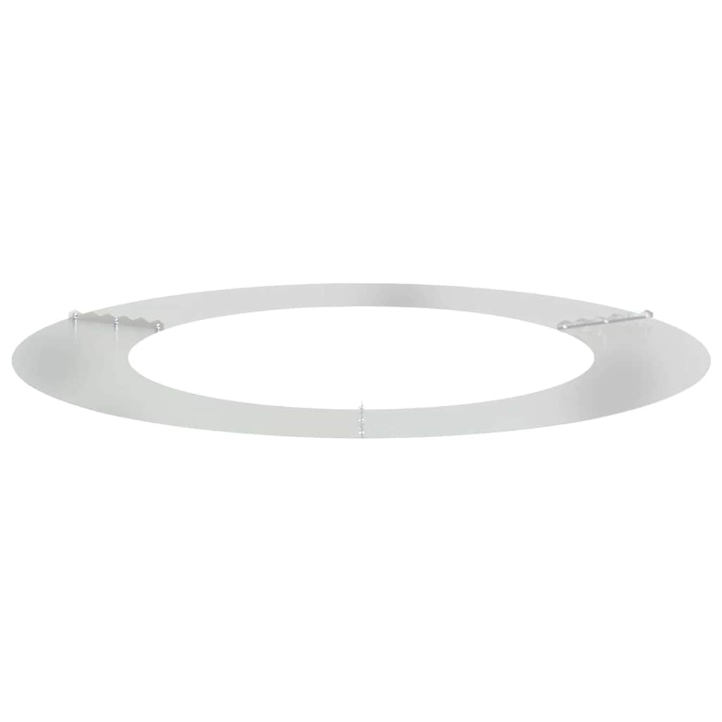 vidaXL suitable for Flat Tree Rings 5 pcs Silver Ø60/90 cm 4