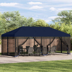 6 x 3 m Polyester and Steel 190 gsm Blue
