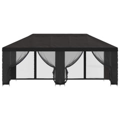 Garden Gazebo with Sidewalls 6 x 3 m Polyester and Steel Anthracite