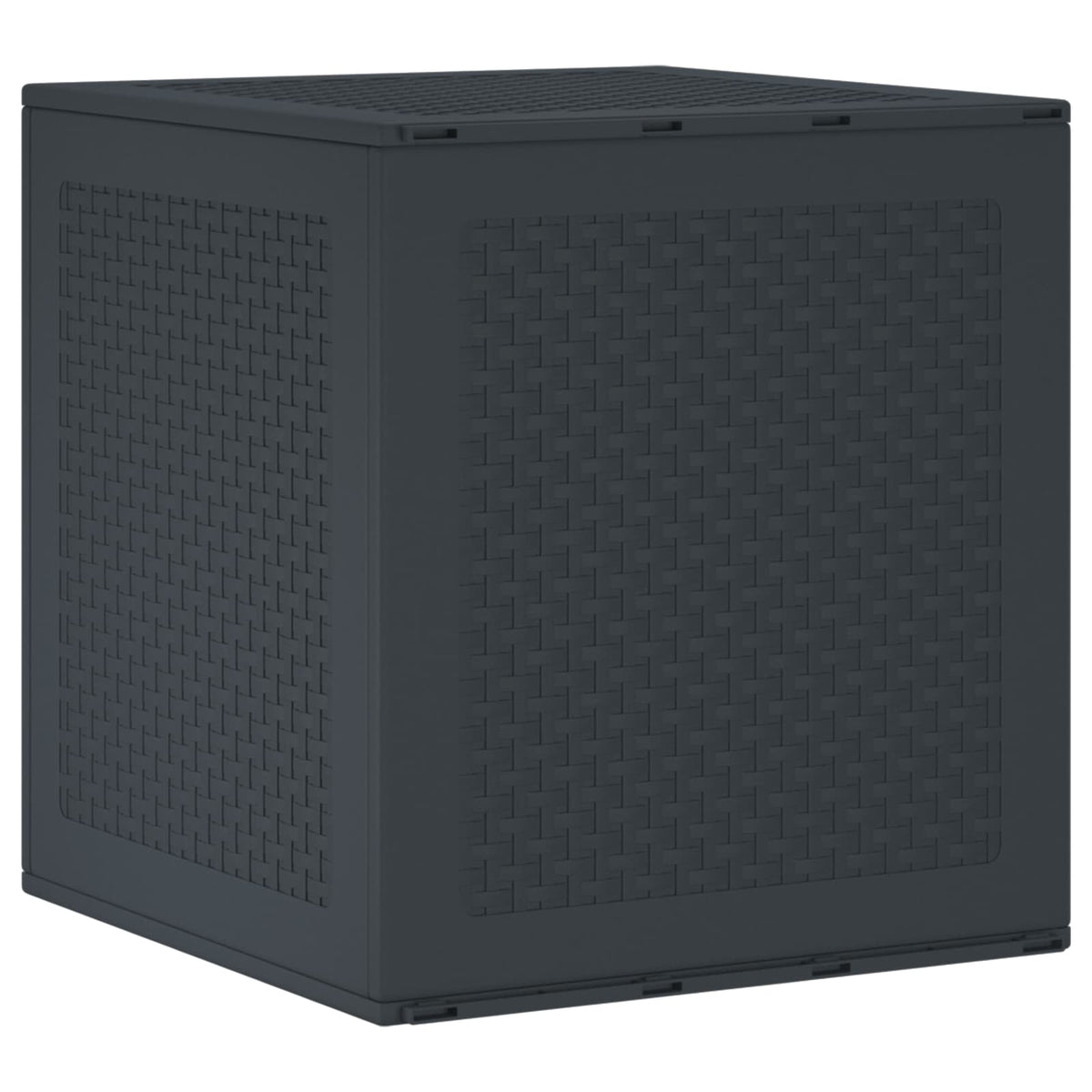 Storage Box 55 x 53 x 57 cm Polypropylene Anthracite