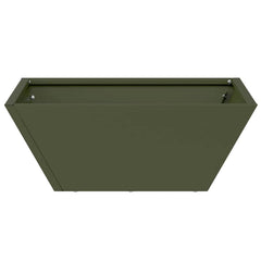 vidaXL Garden Planter 5 pcs Olive Green 40 x 40 x 15 cm 6