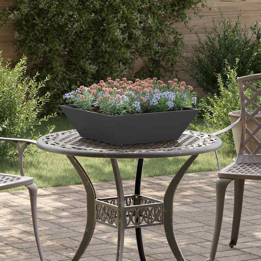Garden Planter 50 x 50 x 15 cm 5 pcs Black