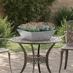 Garden Planter 50 x 50 x 15 cm 5 pcs Galvanised steel