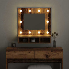 vidaXL Mirror Cabinet Old wood 60 x 31.5 x 62 cm Engineered Wood 4