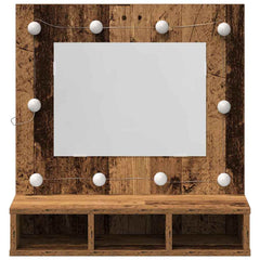 vidaXL Mirror Cabinet Old wood 60 x 31.5 x 62 cm Engineered Wood 5