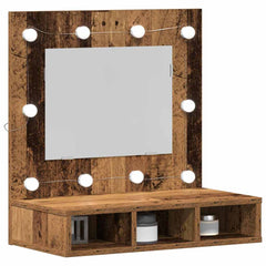 vidaXL Mirror Cabinet Old wood 60 x 31.5 x 62 cm Engineered Wood 3