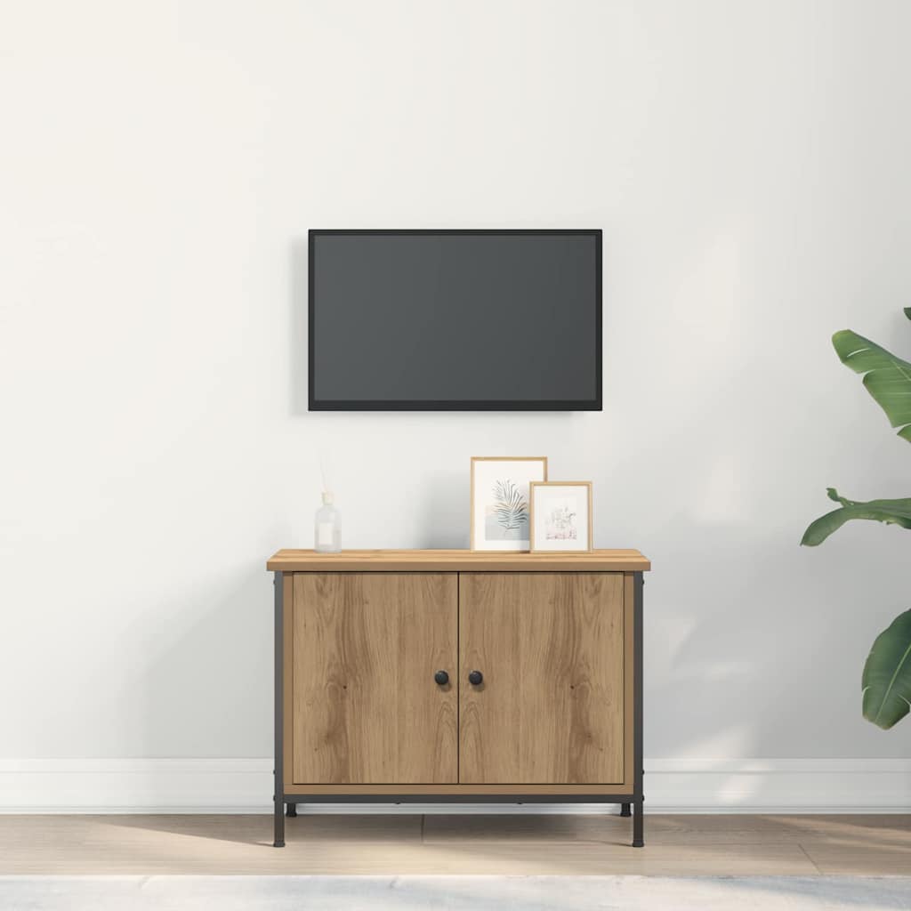 vidaXL TV Cabinet 60 x 35 x 45 cm Artisan Oak Engineered Wood 4