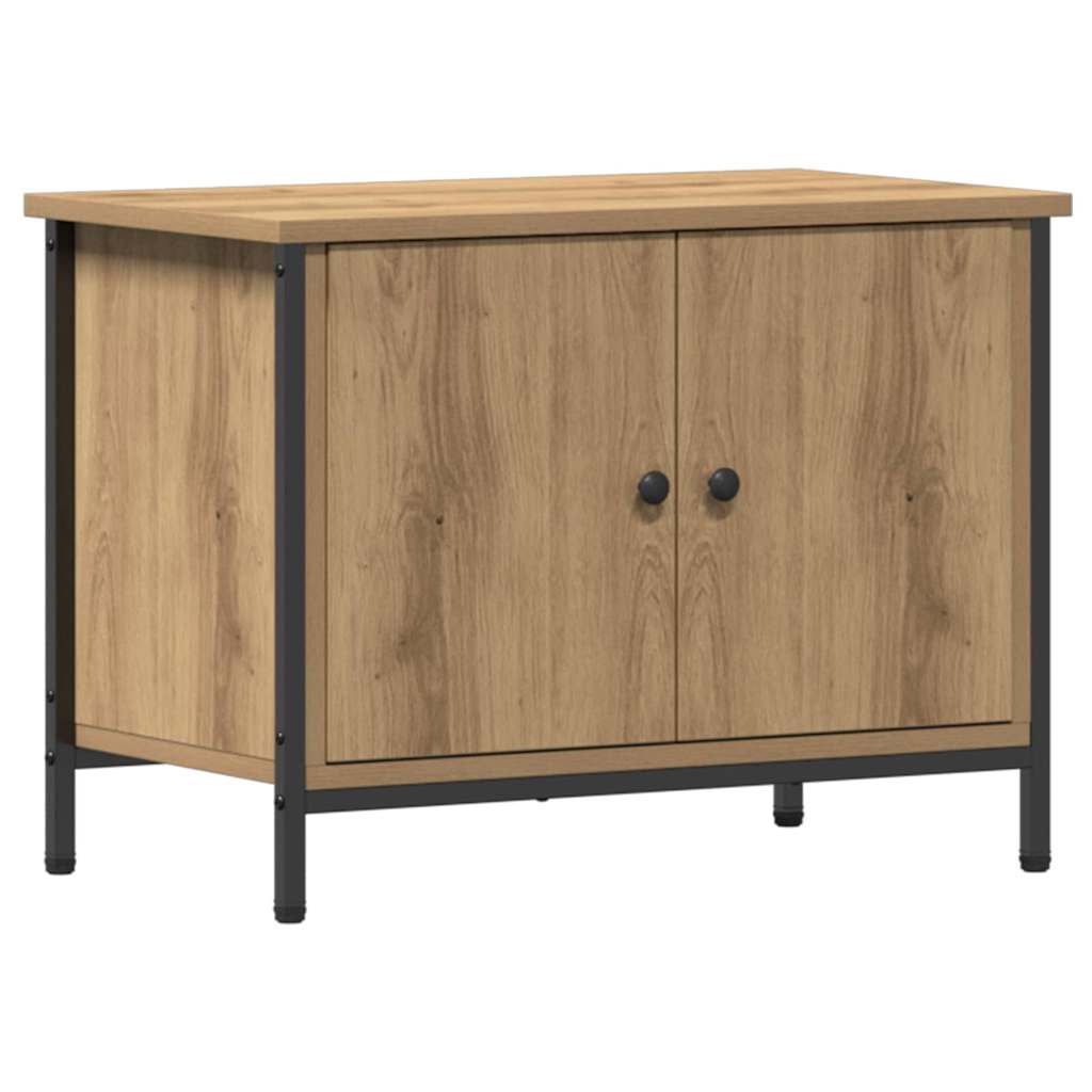vidaXL TV Cabinet 60 x 35 x 45 cm Artisan Oak Engineered Wood 2