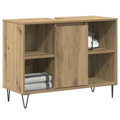 vidaXL Bathroom Cabinet Artisan Oak 80 x 33 x 60 cm Engineered Wood 3