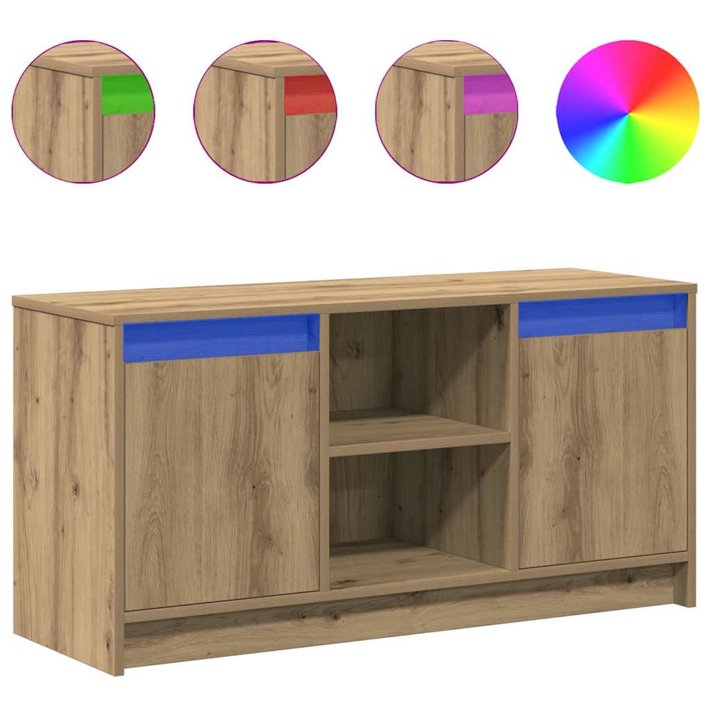 vidaXL TV Units 100 x 34 x 50 cm Brown Engineered wood 4