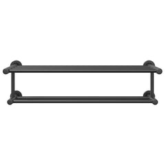 vidaXL Towel Rack Black 61 x 23 x 17 cm Stainless steel 5