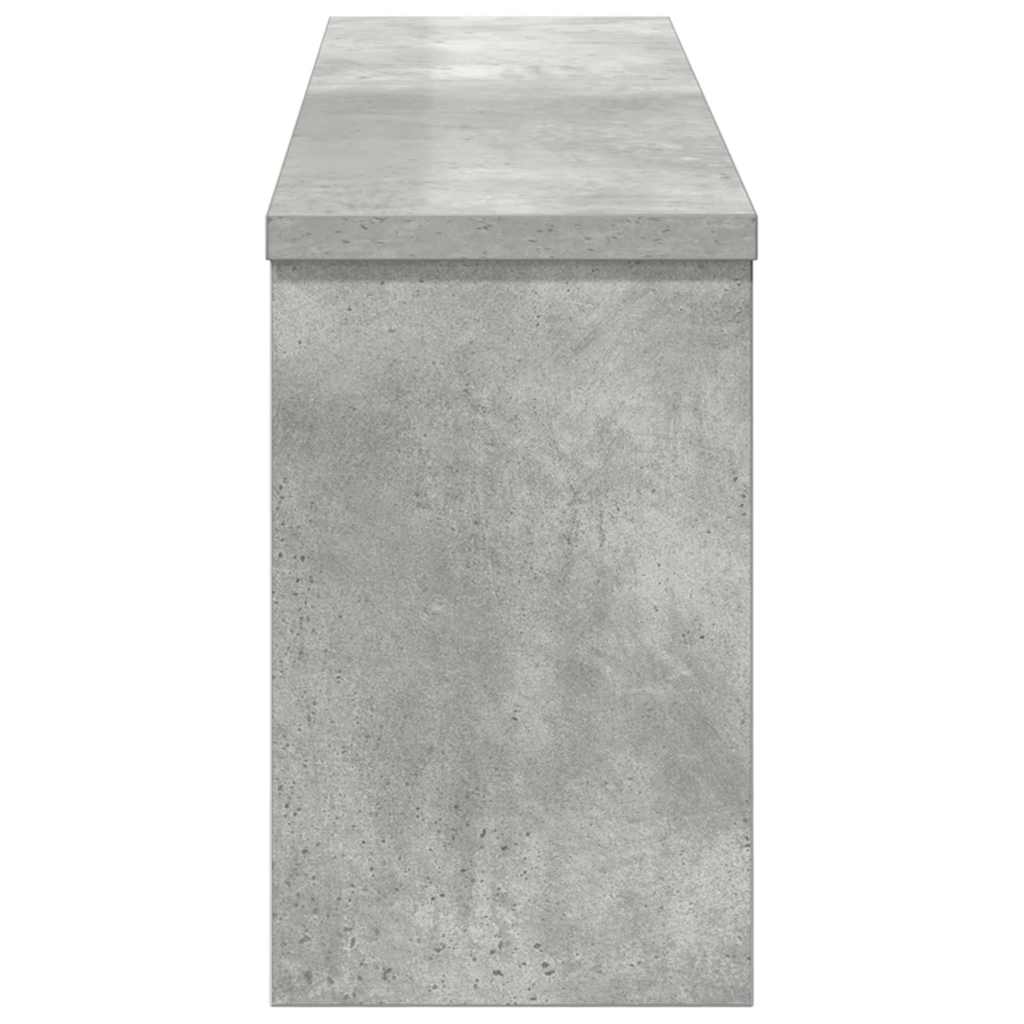 vidaXL Wall-Mounted Coat Rack Wall-Mounted Concrete Grey 6