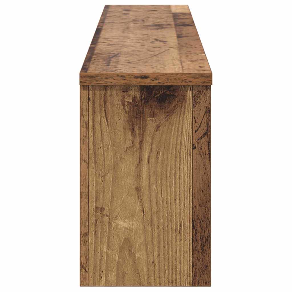 vidaXL Wall-Mounted Coat Rack Wall-Mounted Old Wood 100 x 16 x 26 cm 6