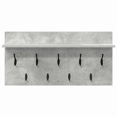 vidaXL Wall-Mounted Coat Rack Wall-Mounted Concrete Grey 5
