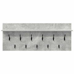 vidaXL Wall-Mounted Coat Rack Wall-Mounted Concrete Grey 5