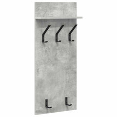 vidaXL Wall-Mounted Coat Rack Wall-Mounted Concrete Grey 2