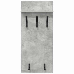 vidaXL Wall-Mounted Coat Rack Wall-Mounted Concrete Grey 5