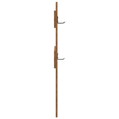 vidaXL Wall-Mounted Coat Rack Wall-Mounted Old Wood 65 x 3 x 100 cm 6