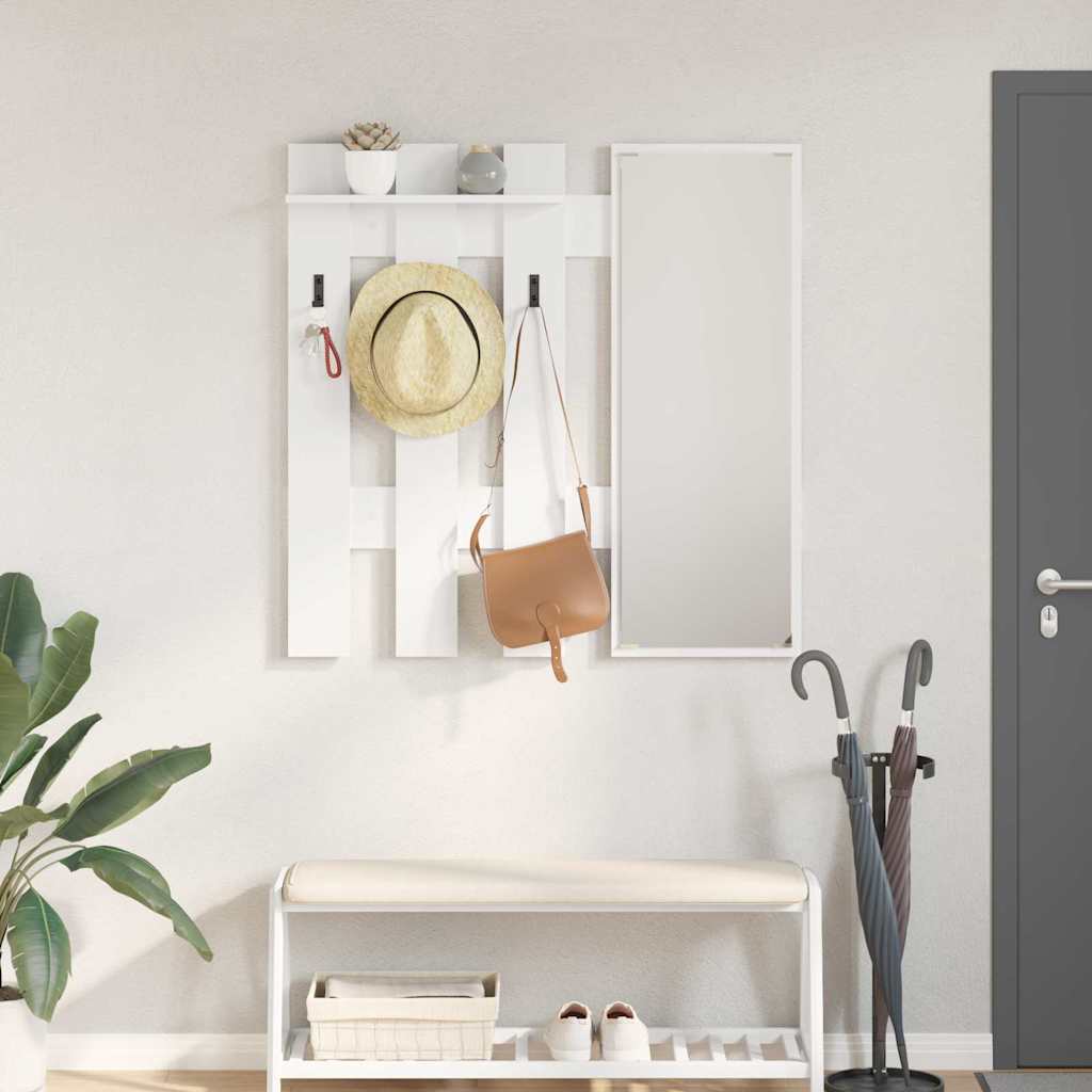 vidaXL Wall-Mounted Coat Rack Wall-Mounted Engineered wood