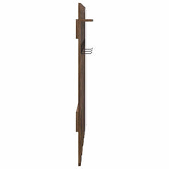 vidaXL Wall-Mounted Coat Rack Wall-Mounted Smoked Oak Engineered wood 6