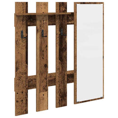 Wall-Mounted Coat Rack Engineered Wood