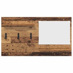 vidaXL Wall-Mounted Coat Rack Wall-Mounted Old Wood 90 x 10 x 50 cm 5
