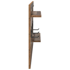 vidaXL Wall-Mounted Coat Rack Wall-Mounted Old Wood 90 x 10 x 50 cm 6