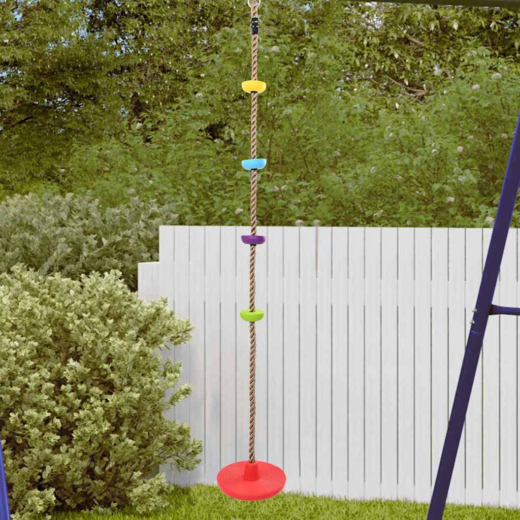vidaXL Climbing Rope Multicolour 30 x 30 x 200 cm Plastic 1