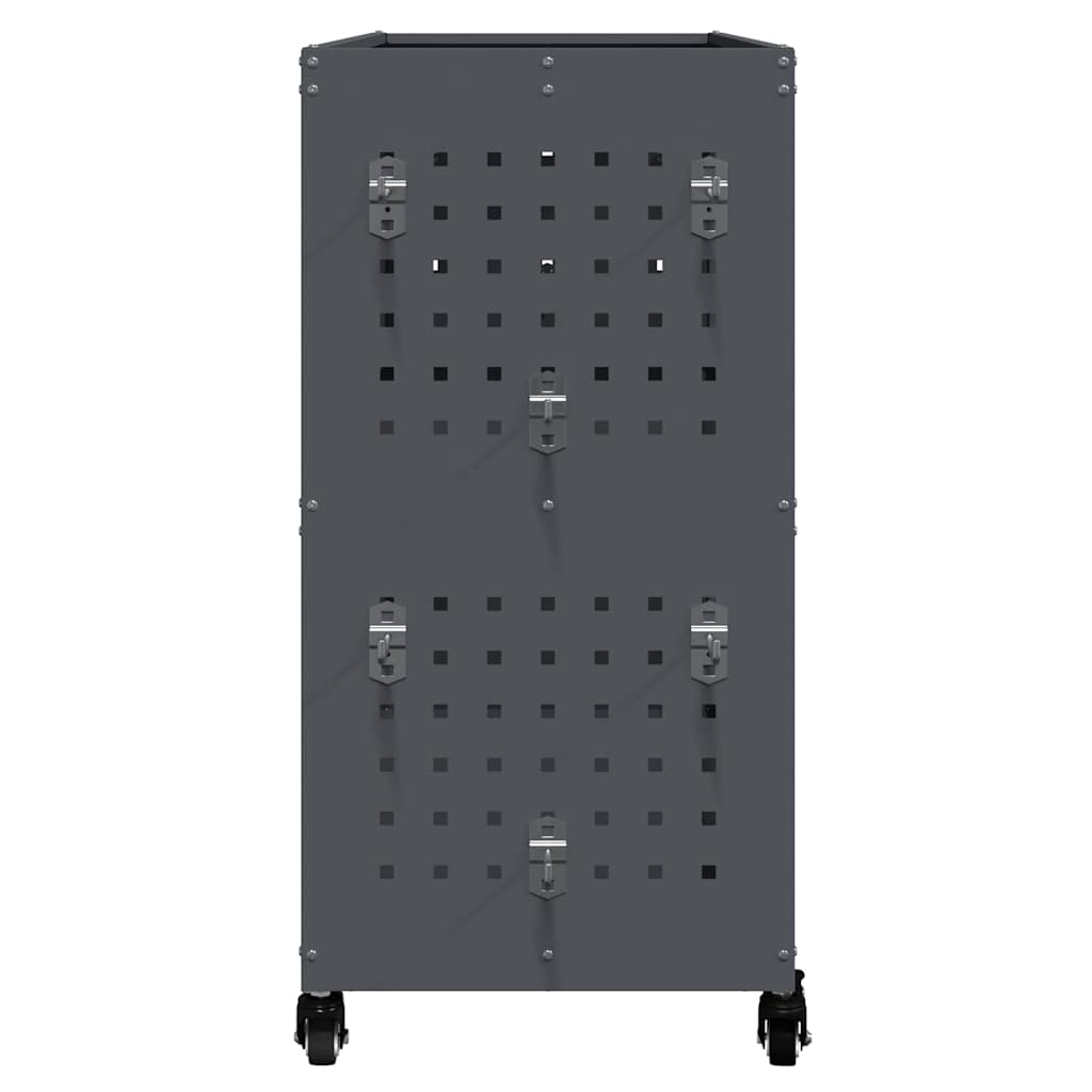 vidaXL Tool Trolley Anthracite 75 x 35 x 73 cm Cold-rolled Steel 6
