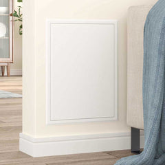vidaXL Access Panel White 43.5 x 33 x 3 cm Steel 3