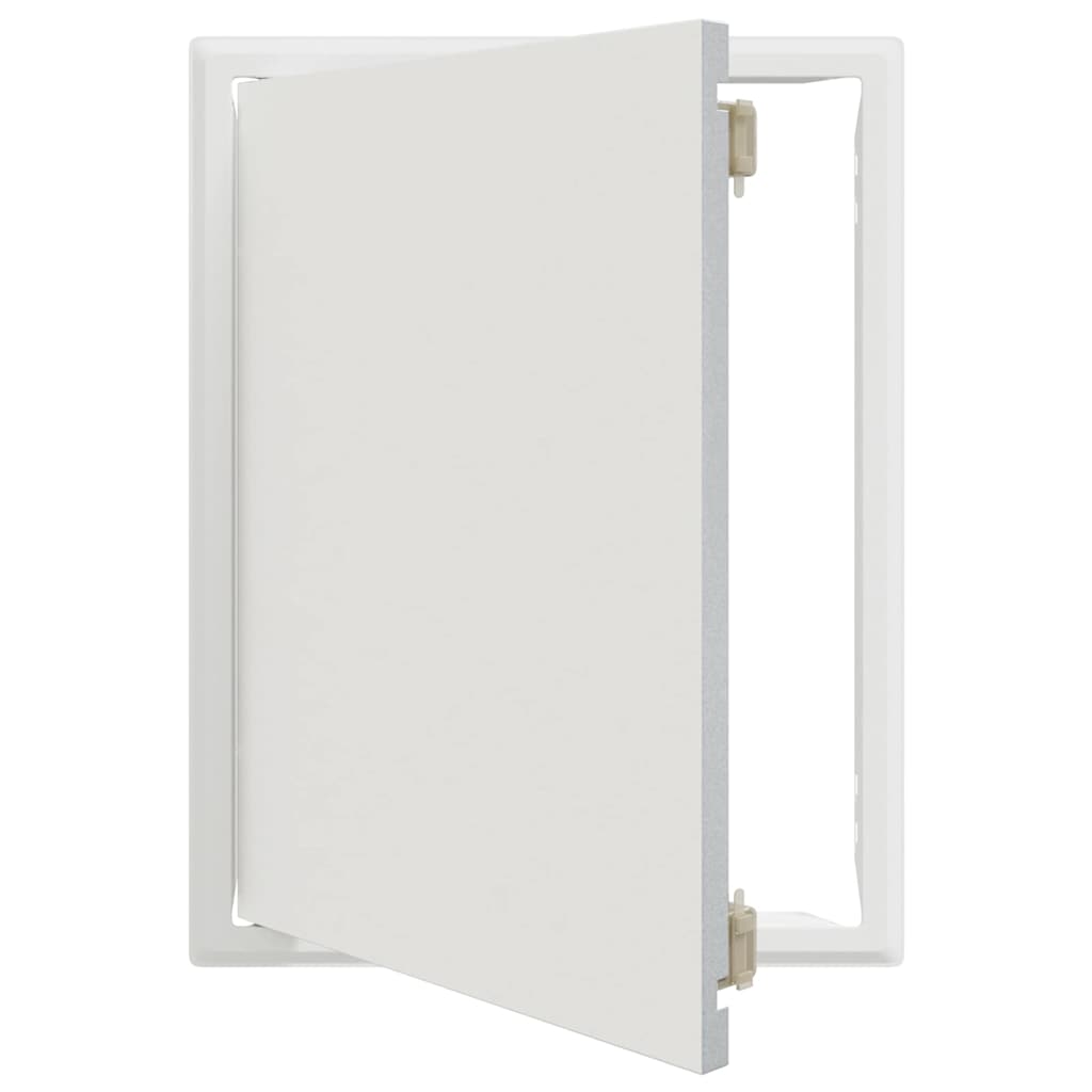 vidaXL Access Panel White 43.5 x 33 x 3 cm Steel 2