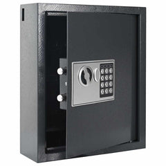 vidaXL Digital Safe with Lock Dark grey 30 x 10 x 36.5 cm Steel 2